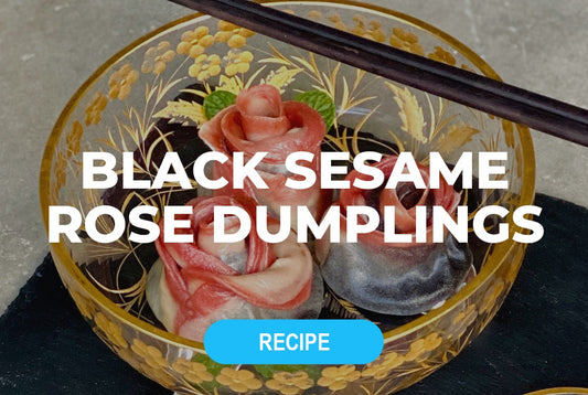 Cannabis-Infused Black Sesame Rose Dumplings