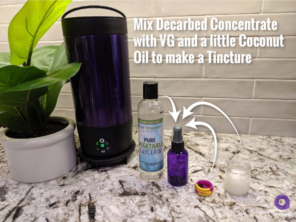 concentrate and vg mix tincture