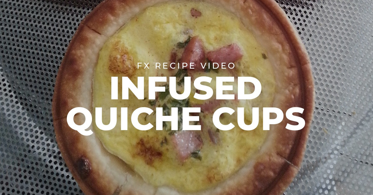 DIY cannabis infused quiche cups