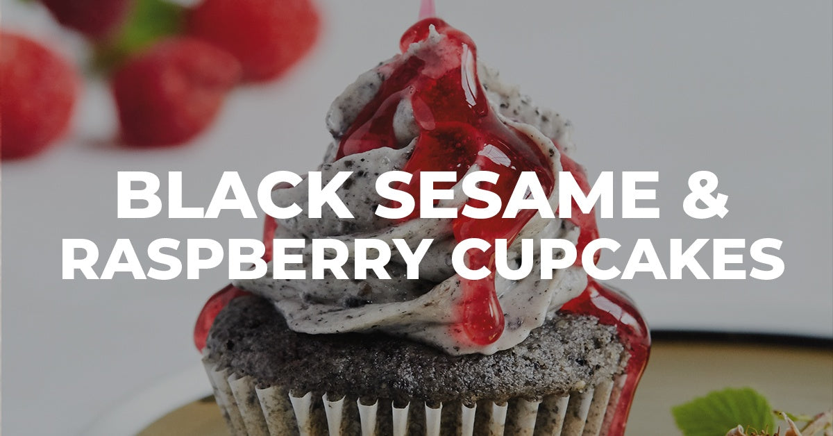 cannabis infused black sesame raspberry cupcakes recipe