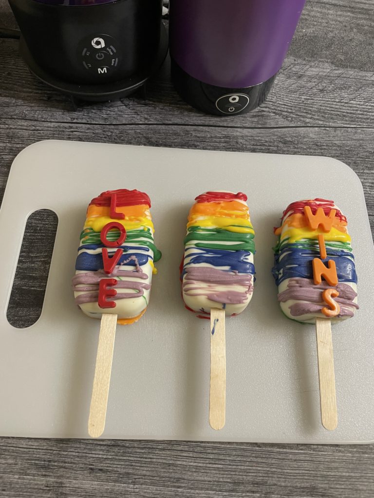 Infused PRIDE Cakesicles